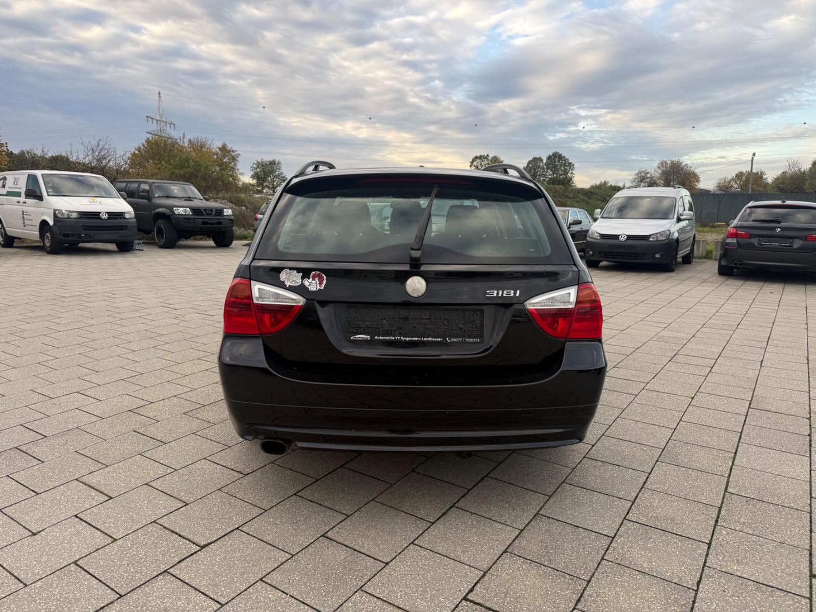 BMW 318 2008 — engine 1.995 cm³, 143 HP (105kW)