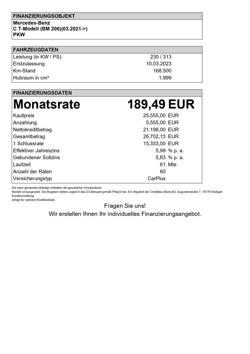 Mercedes-Benz C 300 T Plugin Hybrid *AMG LINE* 1 HAND*AHK