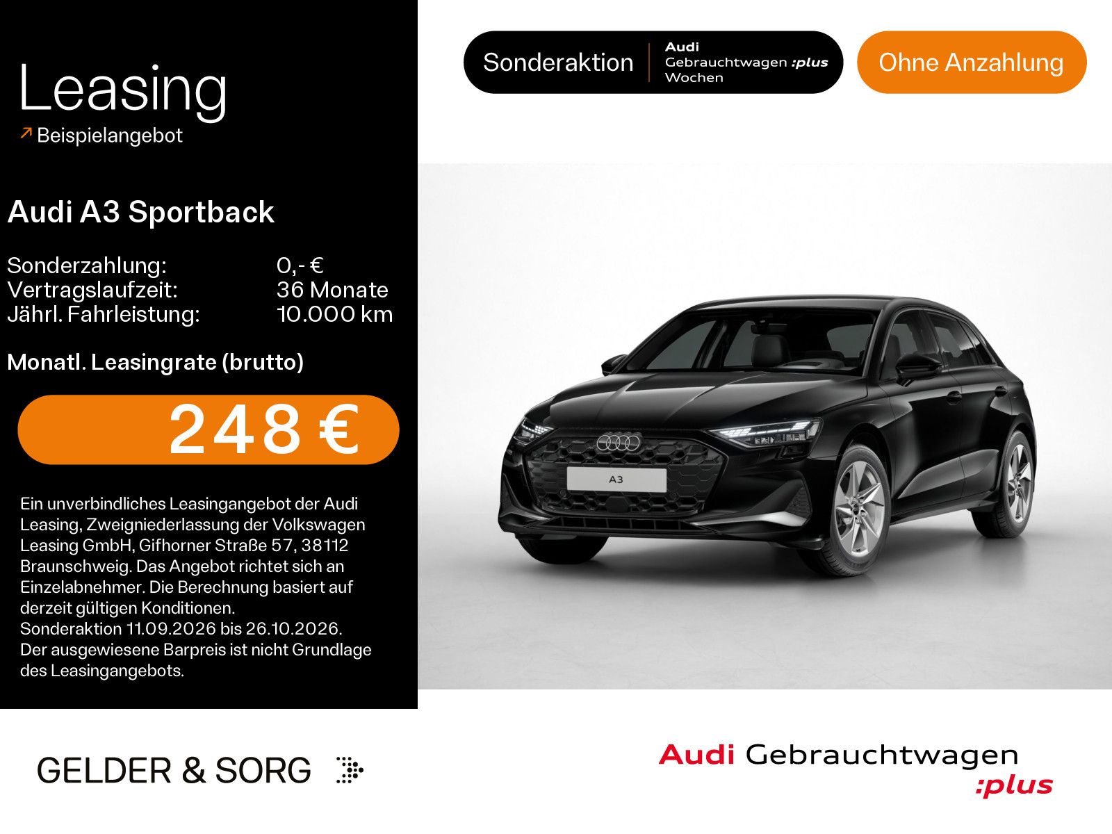 Audi A3 Sportback 35 TDI advanced SONOS*HuD*LED*RFK