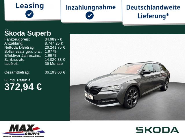 Superb Combi 2.0TDI Sportline 4x4 KAM+NAVI+ACC