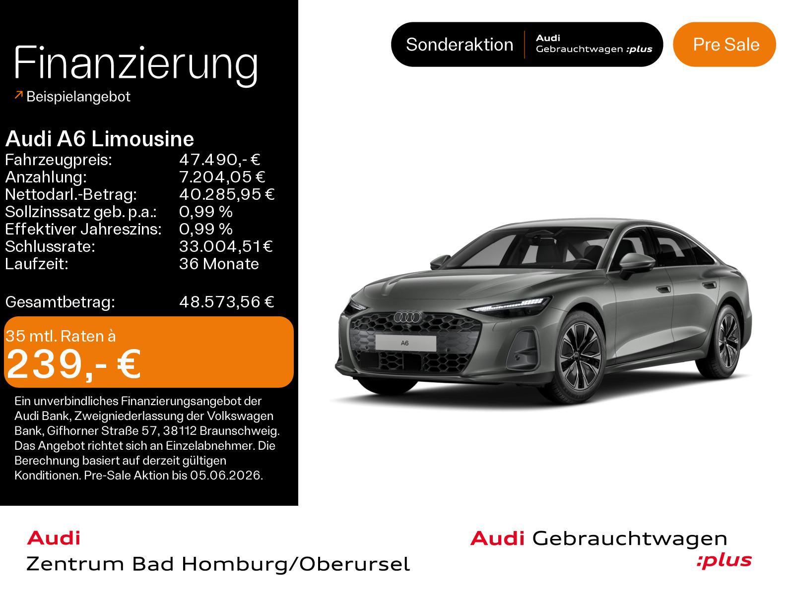 Audi A6 Limousine TDI*Navi*LED*Virtual*Audi Connect*K