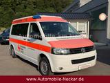 Volkswagen T5 2.0 TDi 140PS KTW-Trage-Stuhl-Klima-1.Hand - Krankentransportwagen KTW