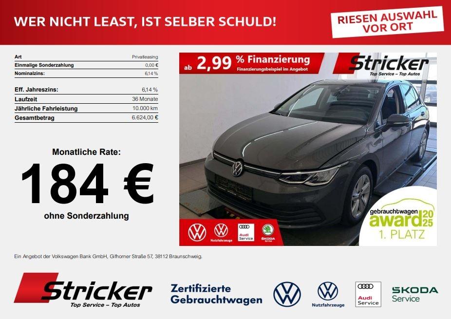 Volkswagen Golf  Life 15TSI 184ohne Anzahlung Navi Trave 2023