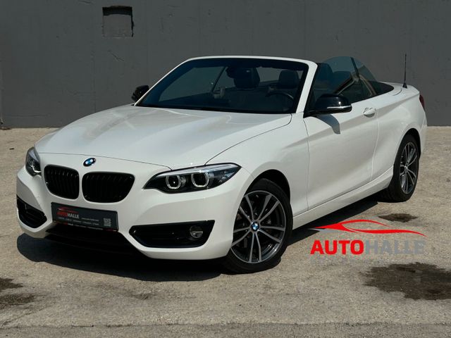 BMW 220i Cabrio Steptr. Sport Line Tempo Navi SHZ BL