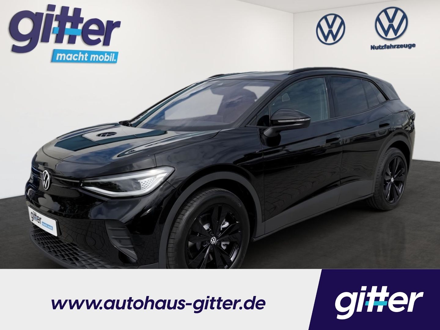 Volkswagen ID.4 Pro 210 kW Black Edition AHK-klappbar Navi 
