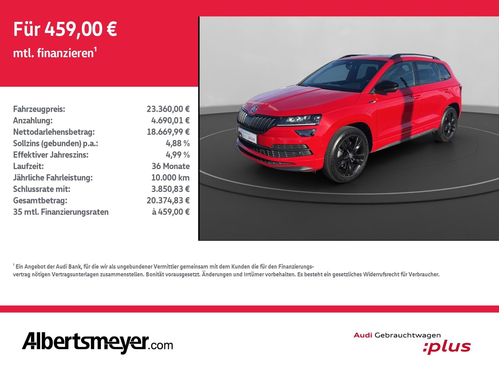 Skoda Karoq 2.0 TSI SPORTLINE+ACC+LED+PDC