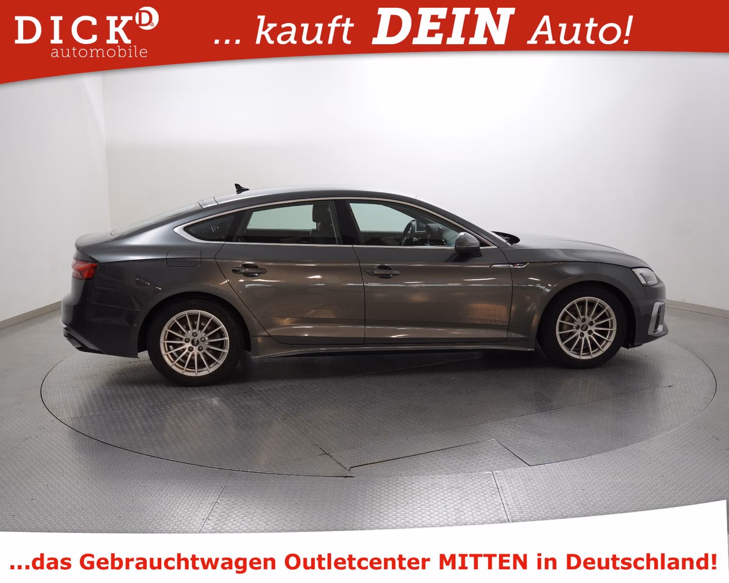 Audi A5 SB 40d S LINE SPORT 5SI+LEDER+SHZ+NAV+KAM+LED, миниатюра 2