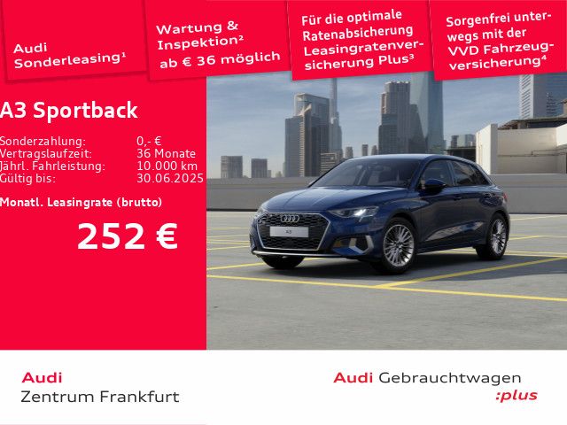 Audi A3 Sportback 35 TFSI advanced LED PDC Tempomat