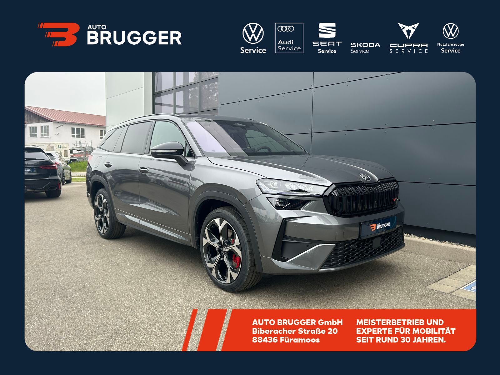 Skoda Kodiaq RS 2.0 TSI DSG 4x4 MATRIX AHK HUD 7-Si...
