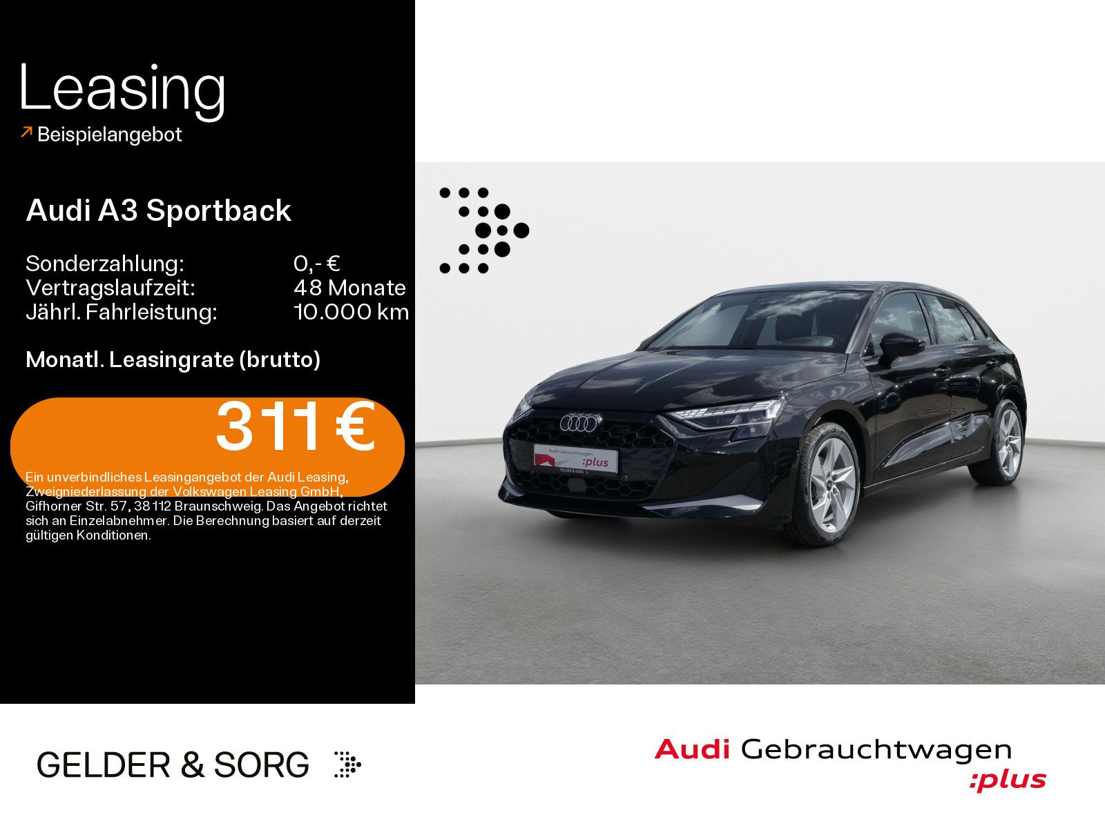 Audi A3 Sportback 35 TDI advanced LED*SONOS*HuD*RFK