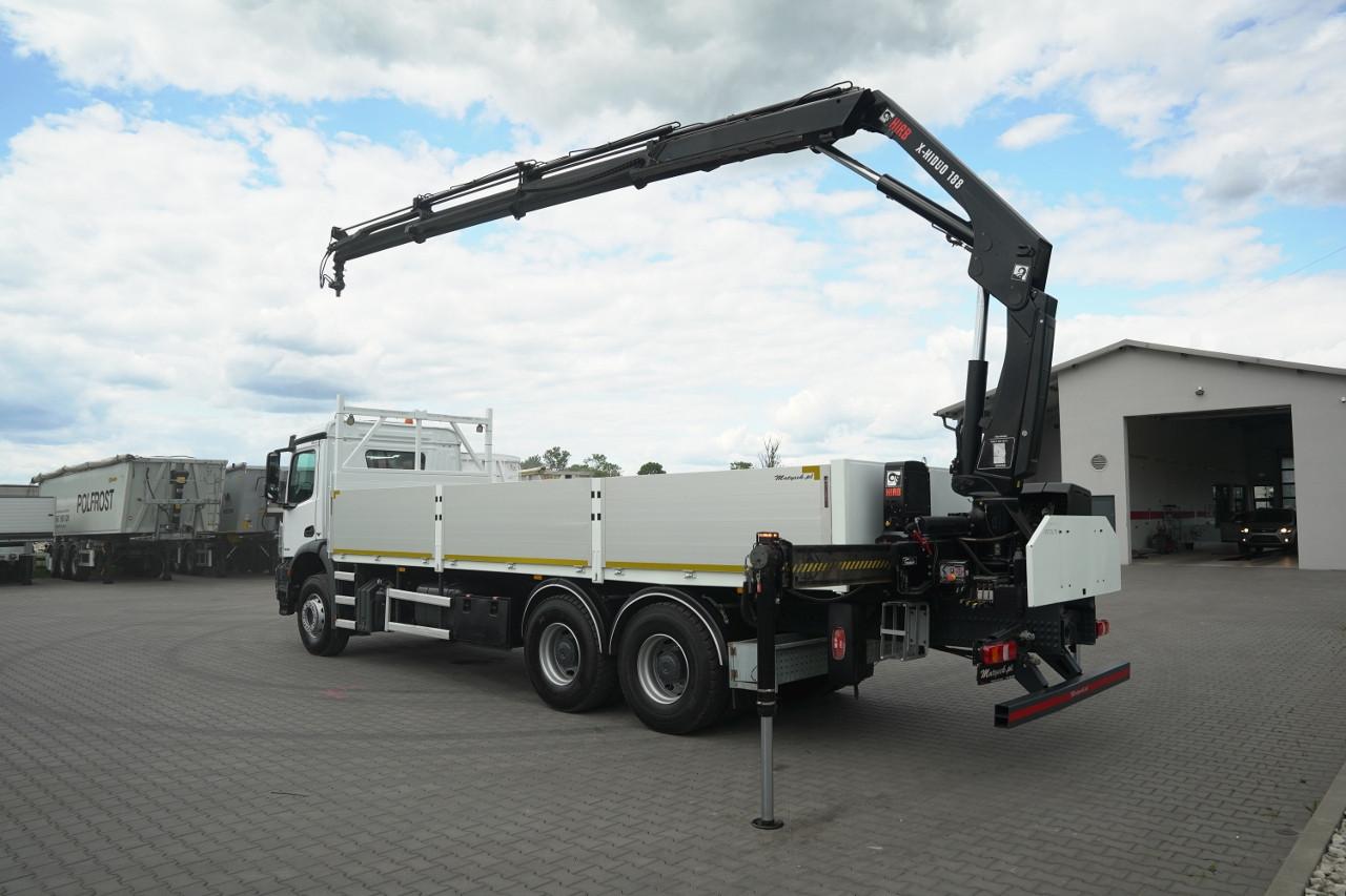 Mercedes-Benz AROCS 2636 / 6x4 / SKRZYNIOWY 7 ,6 M + HDS HIAB