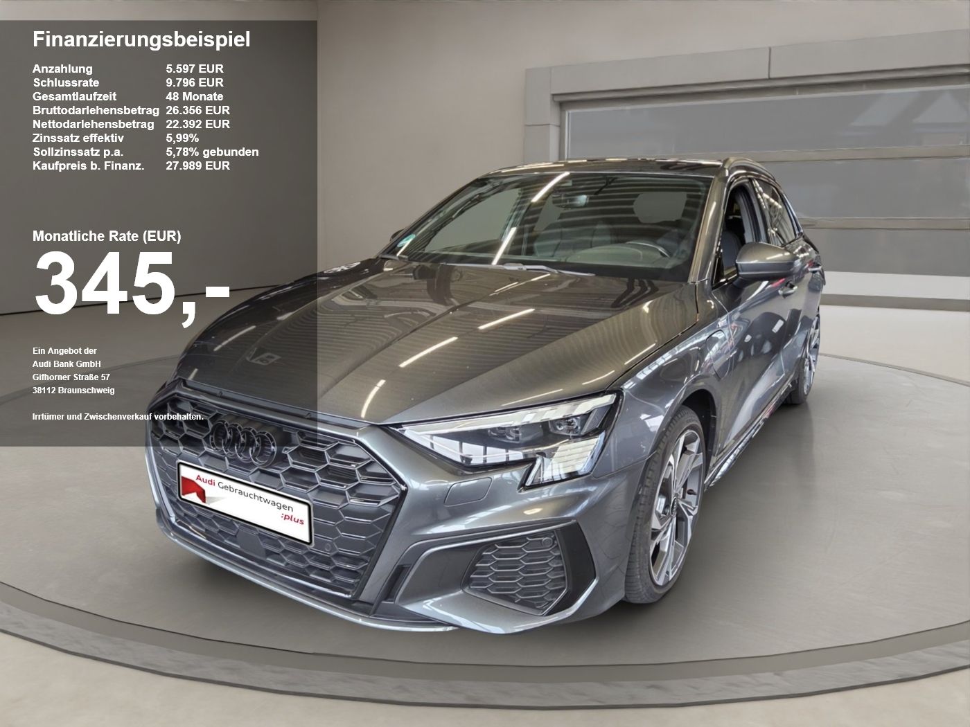 Audi A3 Sportback 45 1.4 TFSI e S-Line S-line ACC AUT