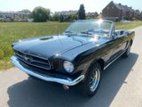 Ford Mustang 65er Cabrio Triple Black Sammlerzustand! - Ford Mustang aus 1965 mit Benzin-Antrieb: Cabrio
