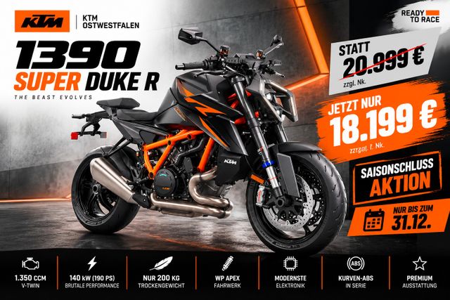 KTM 1390 SUPER DUKE R *SAISONSCHLUSSAKTION*