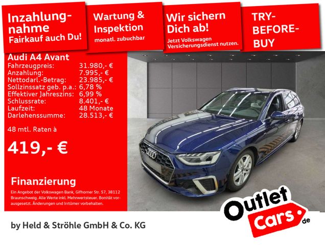 Audi A4 Avant S line 40 TFSI S tronic BUSINESS R-KAM