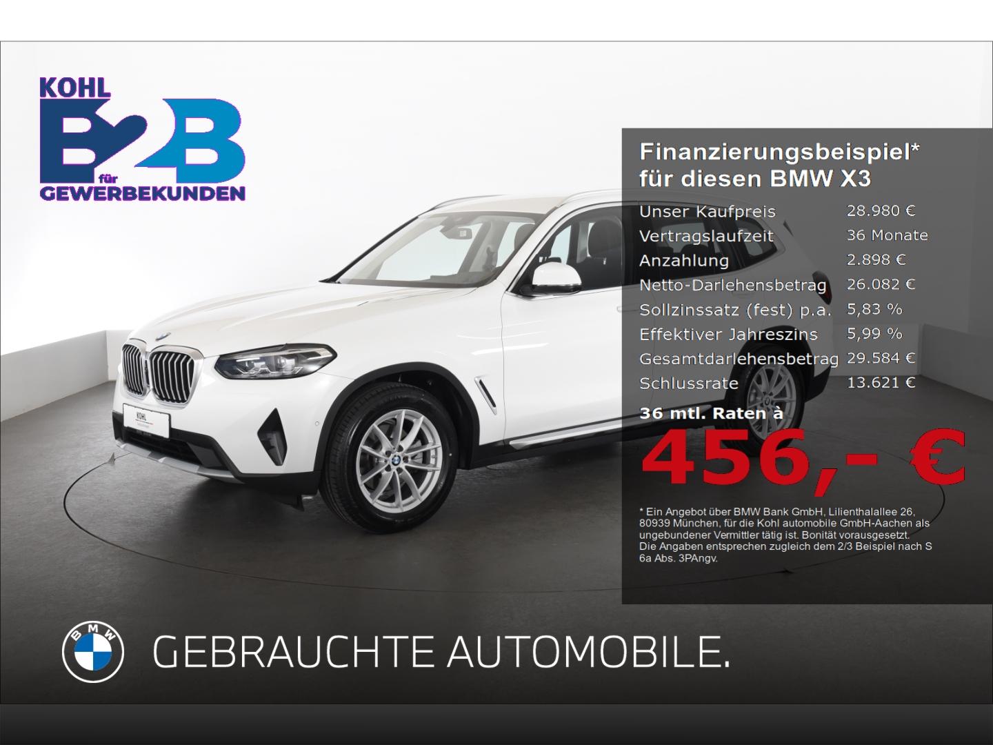 BMW X3 xDrive 20d *nur an Gewerbekunden* Anhängerkup