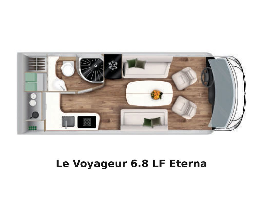 6.8 LF Eterna *2027*180PS*Leder*Lounge*Hubbett*