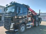Volvo FH 540 6x4 mit Doll Anhänger u. Ladekran - Ladekran