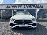 Mercedes-Benz C 220 T d AMG Line Advanced PANO/AHK/360 KAMERA - weiße Mercedes-Benz C 220