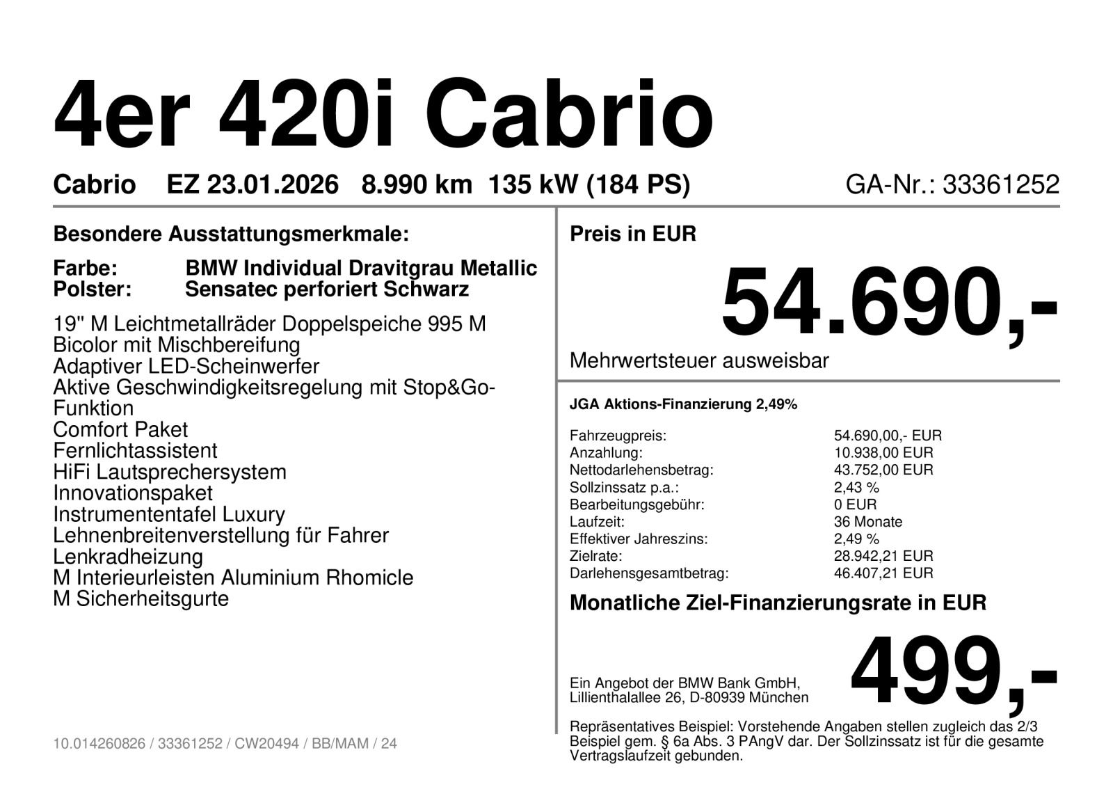 BMW 420 - Bild 4