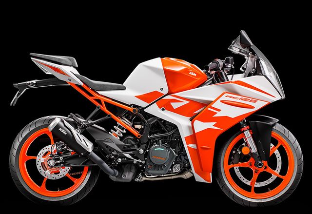 KTM RC 125 2022 weiß, ab 74€ mtl.