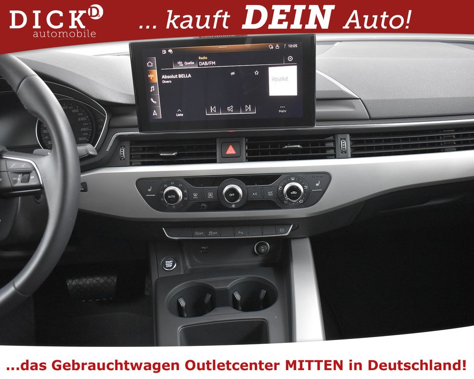 Audi A4 35d S-Tr. >NAVI+KAMERA+LED+SHZ+DAB+TEMP+17"