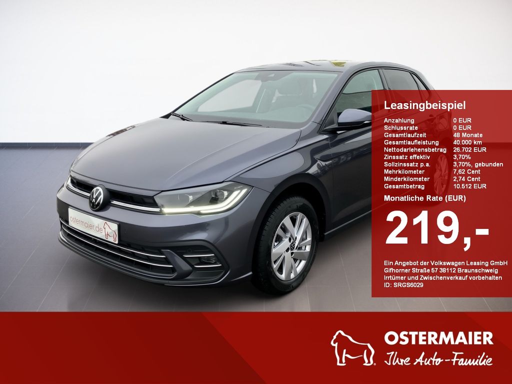 Volkswagen Polo Style 1.0 TSI DSG Travel&Comfort-Paket.Clim