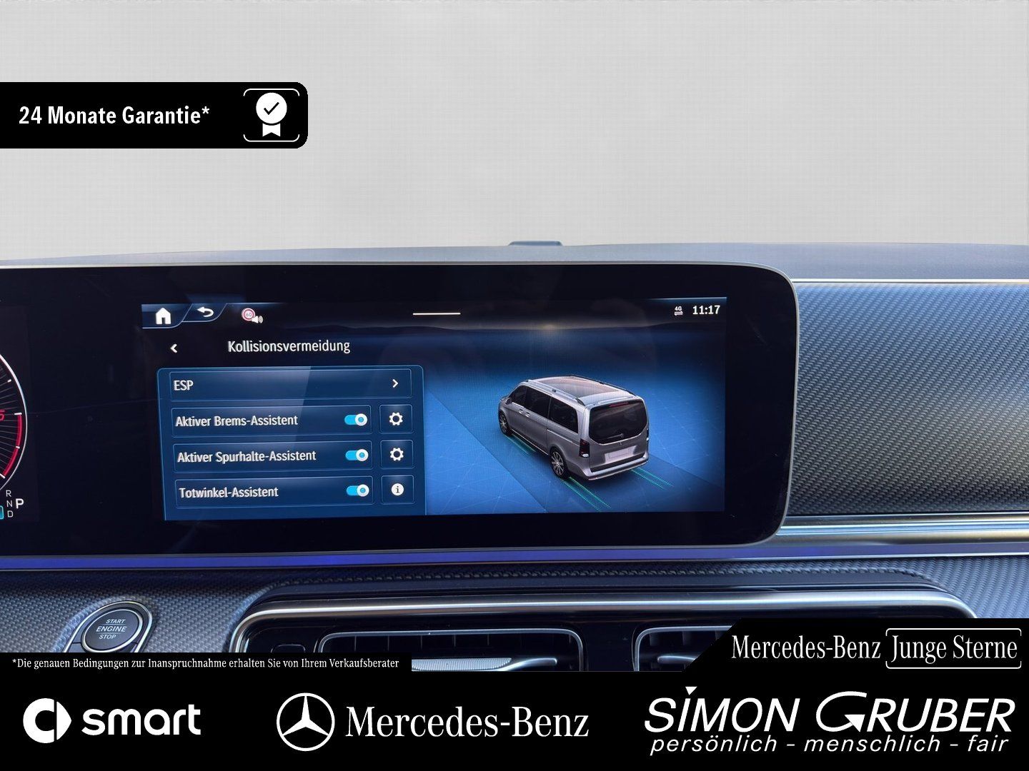 Fahrzeugabbildung Mercedes-Benz V 250 d 4M AMG Night Standhzg Burm eTüren 7Sitze