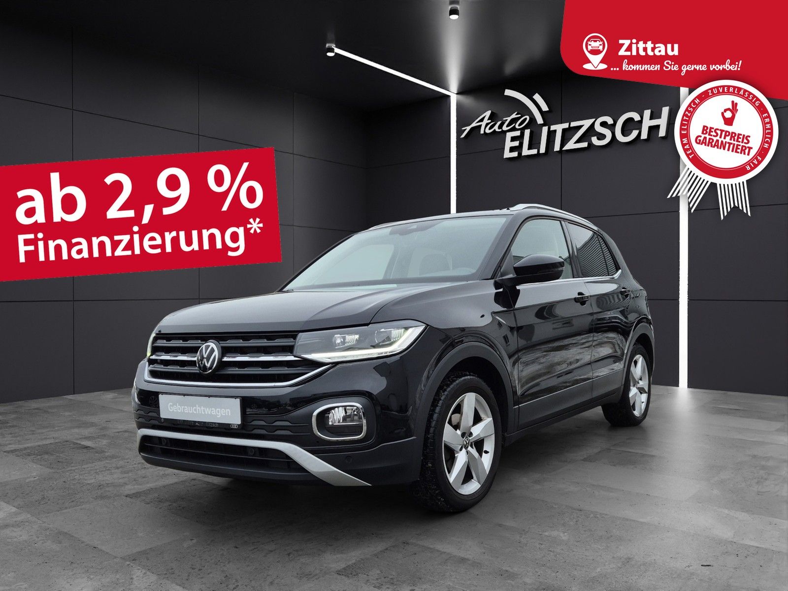 Fahrzeugabbildung Volkswagen T-Cross Style DSG LED Navi ACC AHK Kamera