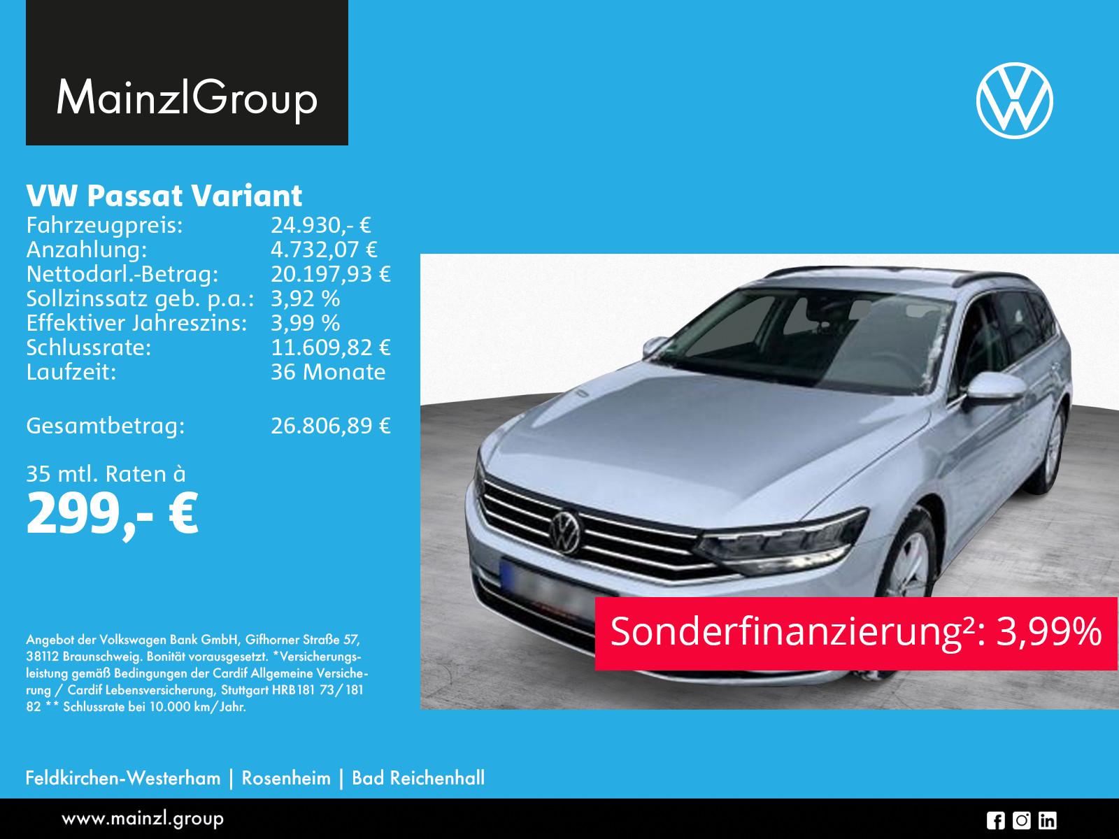 Volkswagen Passat Variant 2.0 TSI DSG Business Navi Kamera