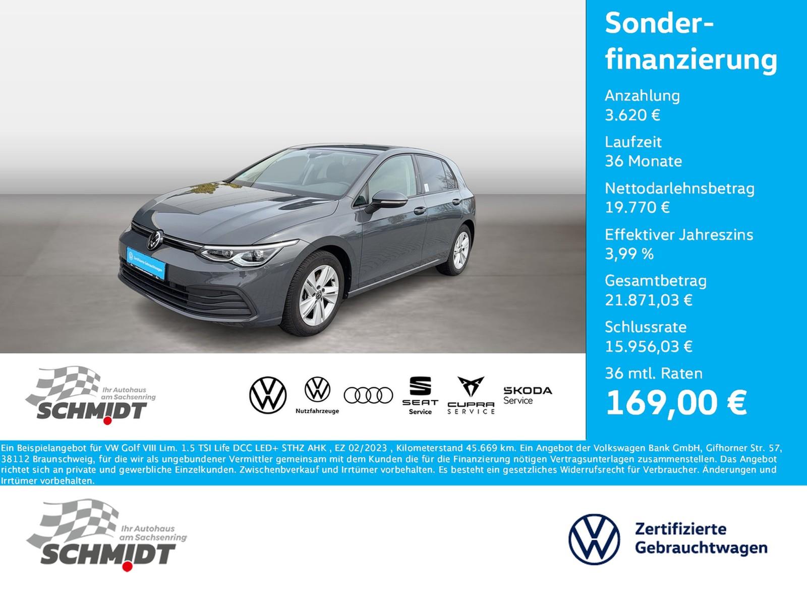 Volkswagen Golf VIII Lim. 1.5 TSI Life DCC LED+ STHZ AHK