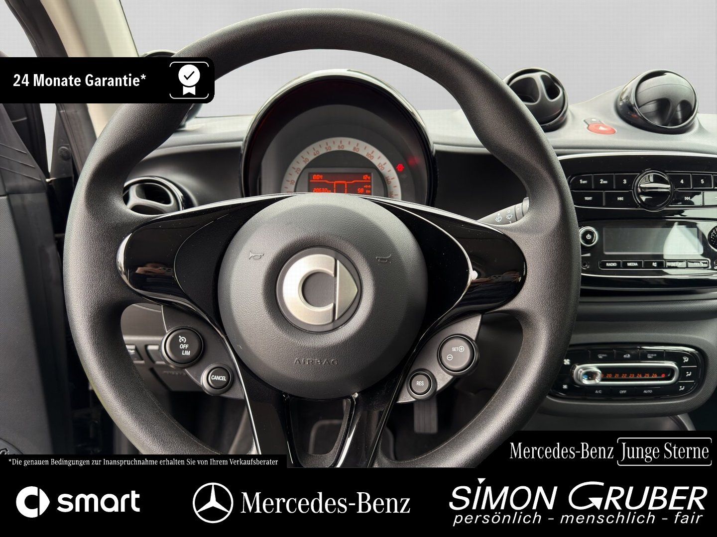 Fahrzeugabbildung Smart Smart fortwo EQ Klima Radio 22 KW Lader