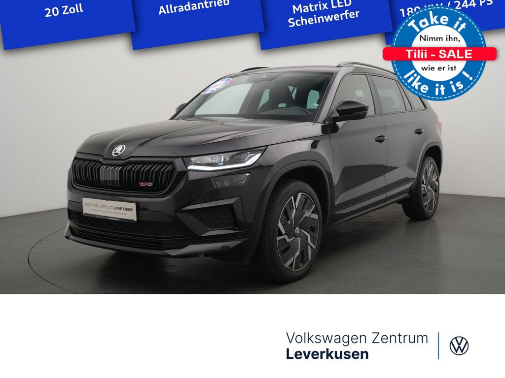 Abbildung Leasingangebot Skoda Kodiaq RS 4x4 ACC AHK NAVI KAM SHZ MATRIX PDC