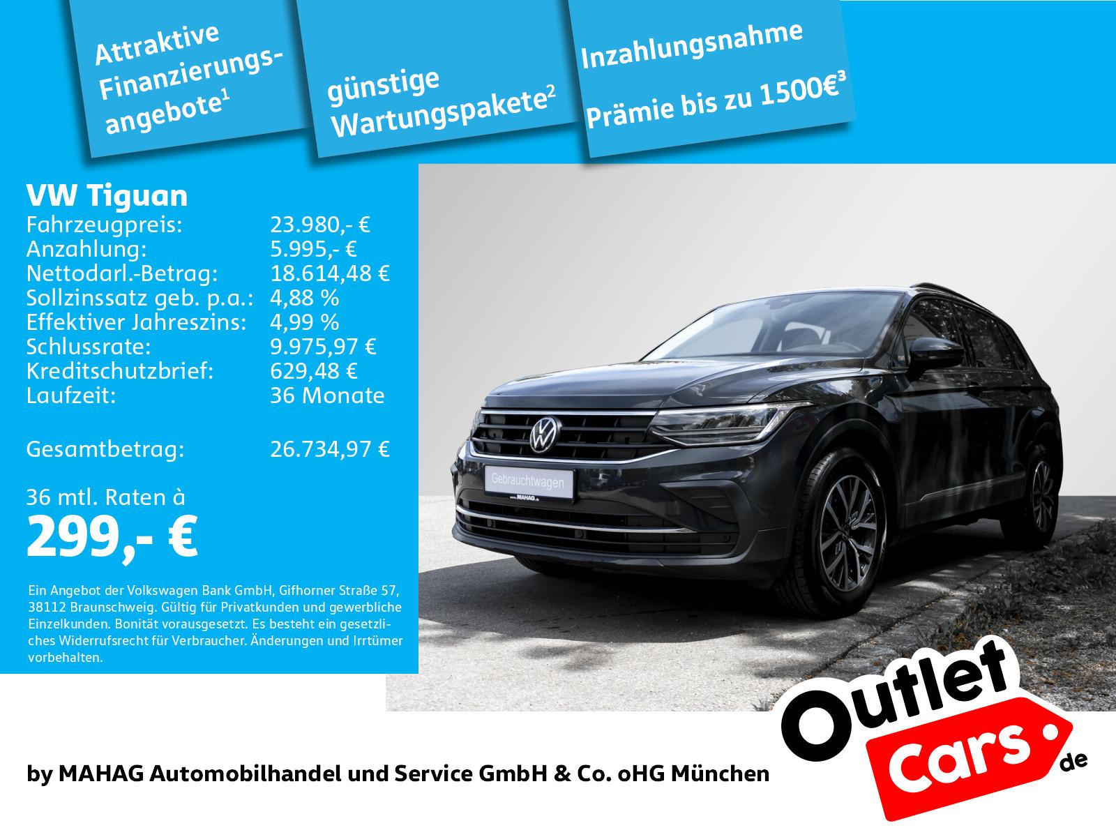 Volkswagen Tiguan Life 2.0 TDI LED Navi ParkPilot App DSG