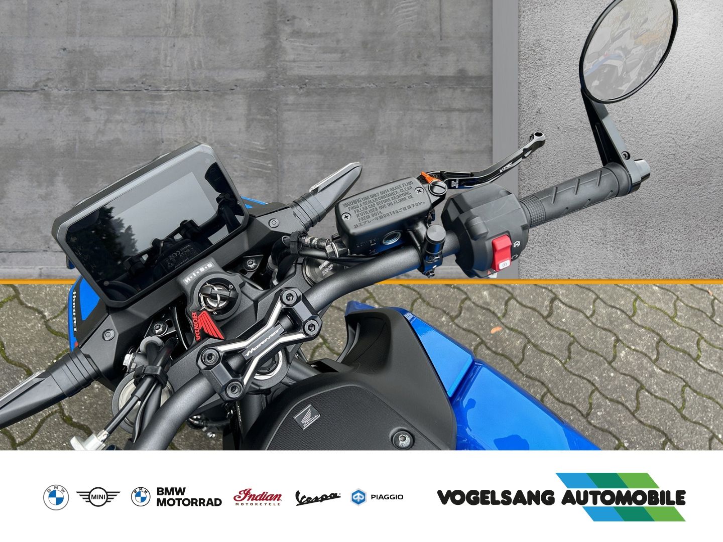 Fahrzeugabbildung Honda CB 750 Lenkerenden-Spiegel, Kühlerschutzgitter,