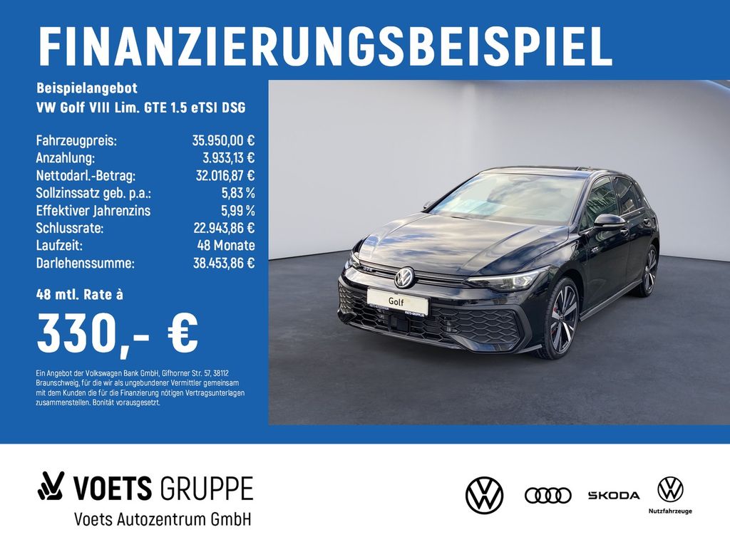 Golf VIII Lim. GTE 1.5 eTSI DSG MATRIX-LED+NAVI