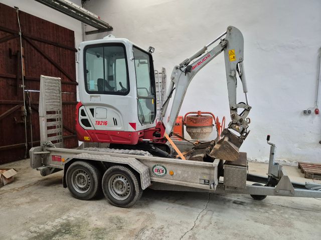 Takeuchi TB 216, 1.Hd, Powertilt, BAOS Anhänger optional