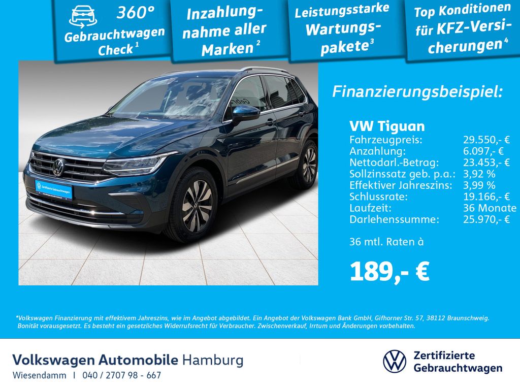 Volkswagen Tiguan 1.5 TSI Move LED/NAVI/ACC/SITZHZG.