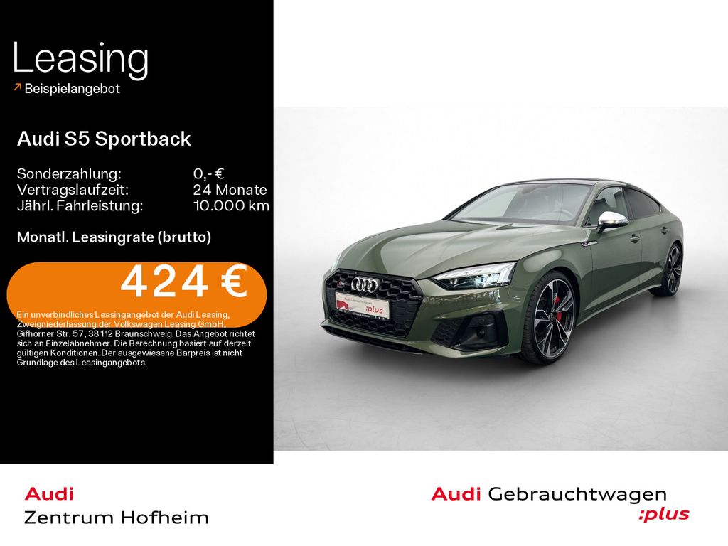 Audi S5 Sportback TDI tip*B&O*HUD*Pano*Laser*Virtual*