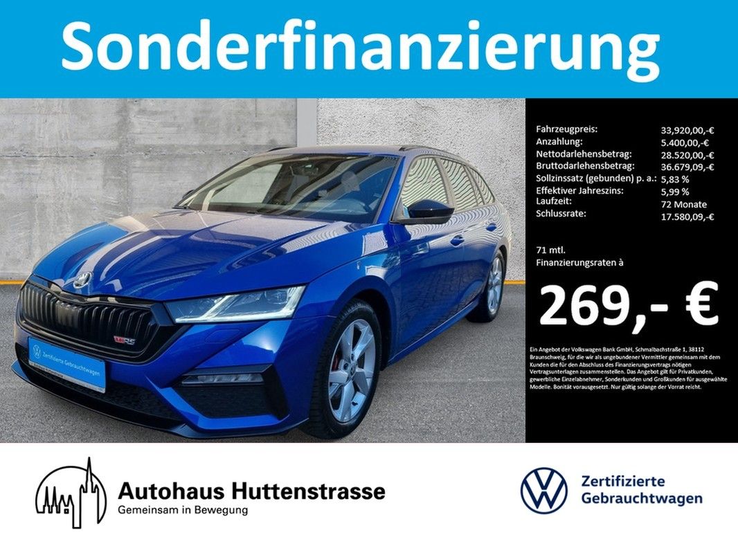 Skoda Octavia Combi RS TDI DSG HuD VIRTUAL AHK