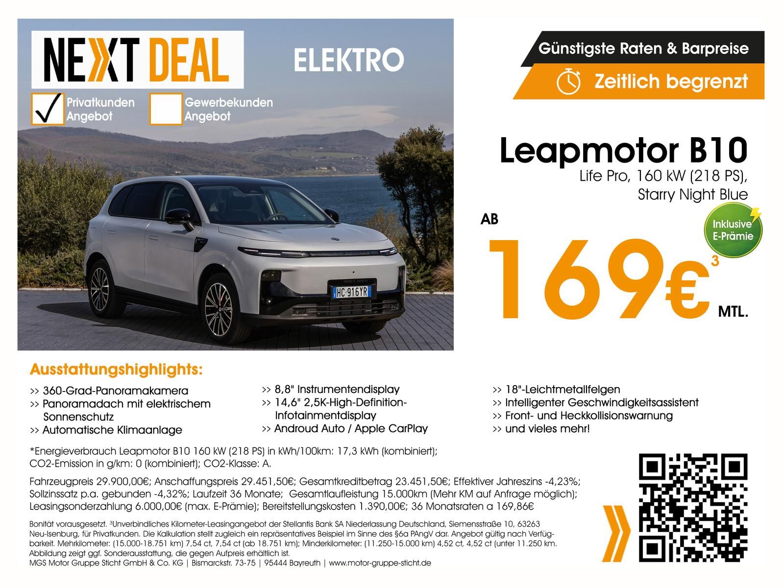 Leapmotor B10 Life Pro DAB #BT #NAVI #PDC #ELECTRO