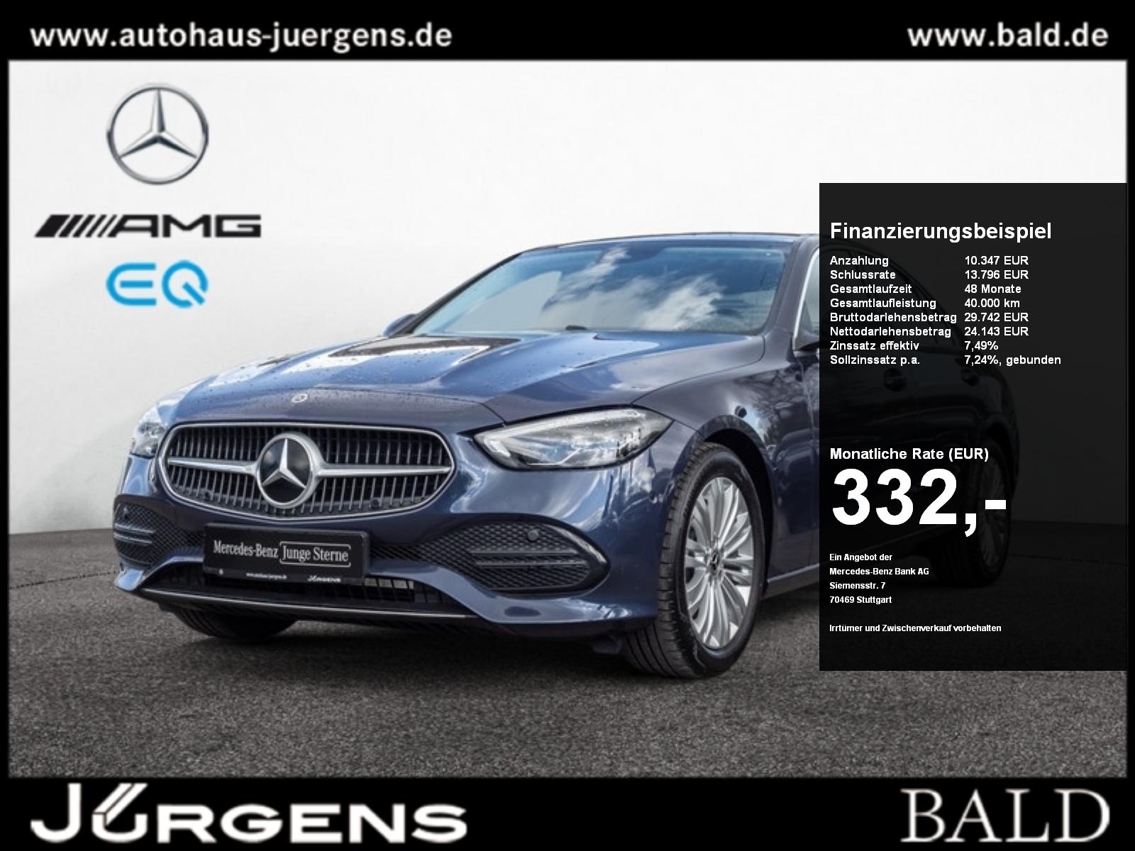 Mercedes-Benz C 180 Avantgarde/LED/Cam/AHK/Totw/Winter/SHZ/17'