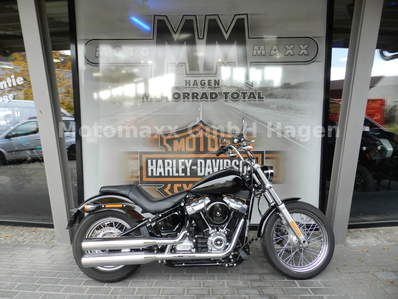 Fahrzeugabbildung Harley-Davidson Softail Standard mit Vorverlegte, Doppelsitz,etc