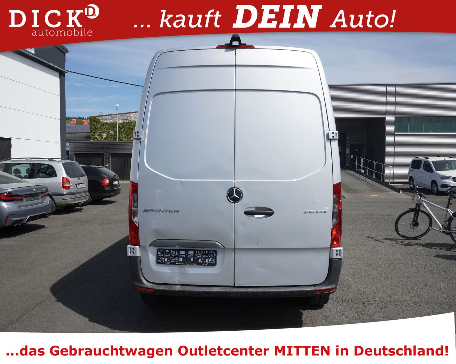 Fahrzeugabbildung Mercedes-Benz Sprinter 215d 9G FWD L2H2 >KLIMA+KAMERA+DAB+MFL