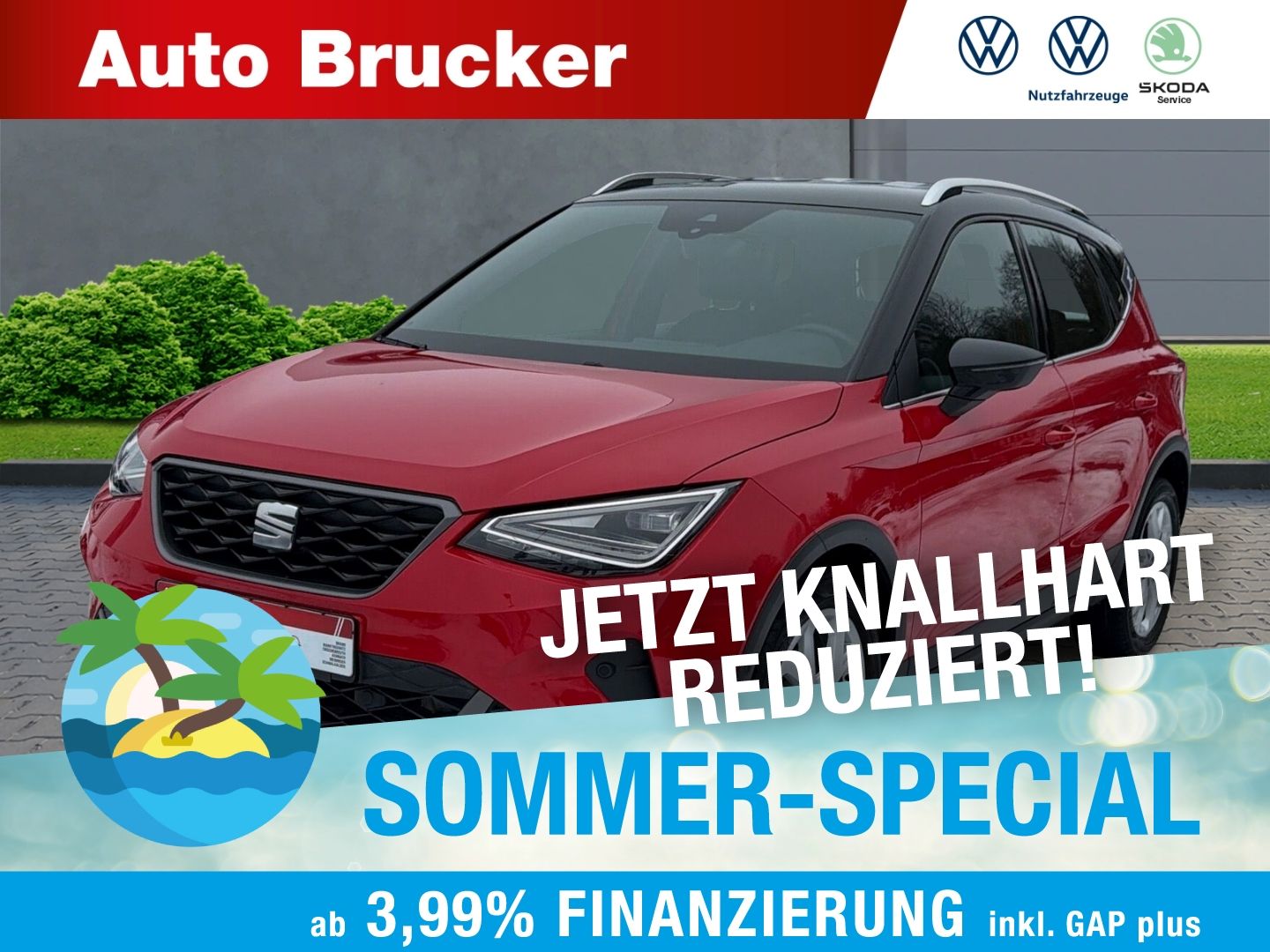 SEAT Arona 1.0 TSI FR PDC+Sitzhzg+Sportsitze