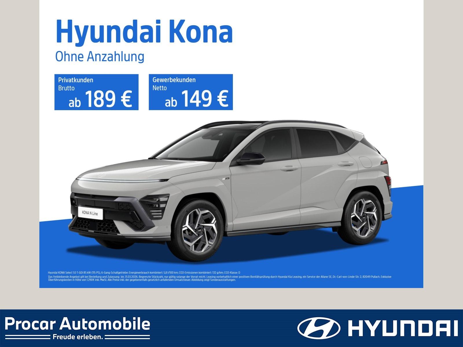 Hyundai Kona | Urban SUV | frei konfigurierbar