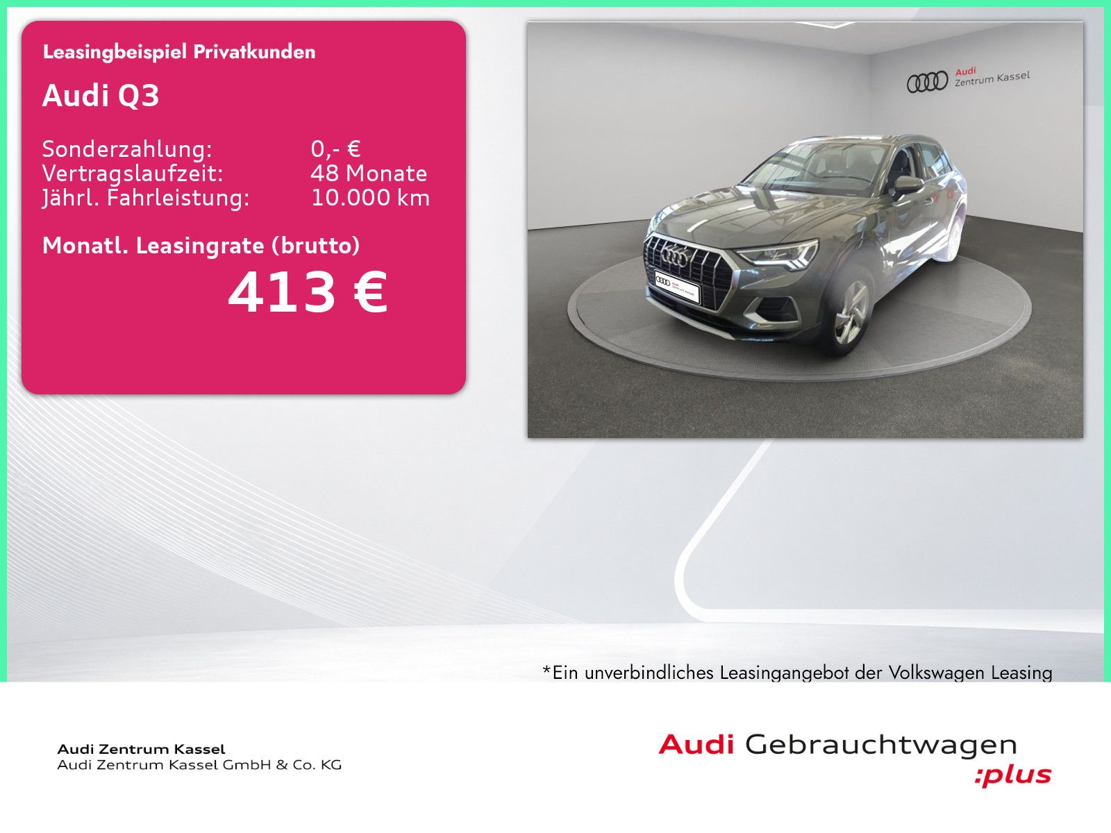 Audi Q3 35 TDI LED Pano AHK Kamera Alcantara Carplay