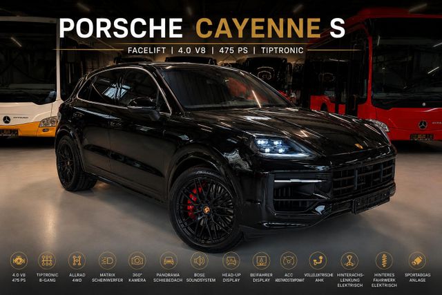 PORSCHE Cayenne S-V8 4 Matrix-Pano-HUD-ACC-AHK Facelift