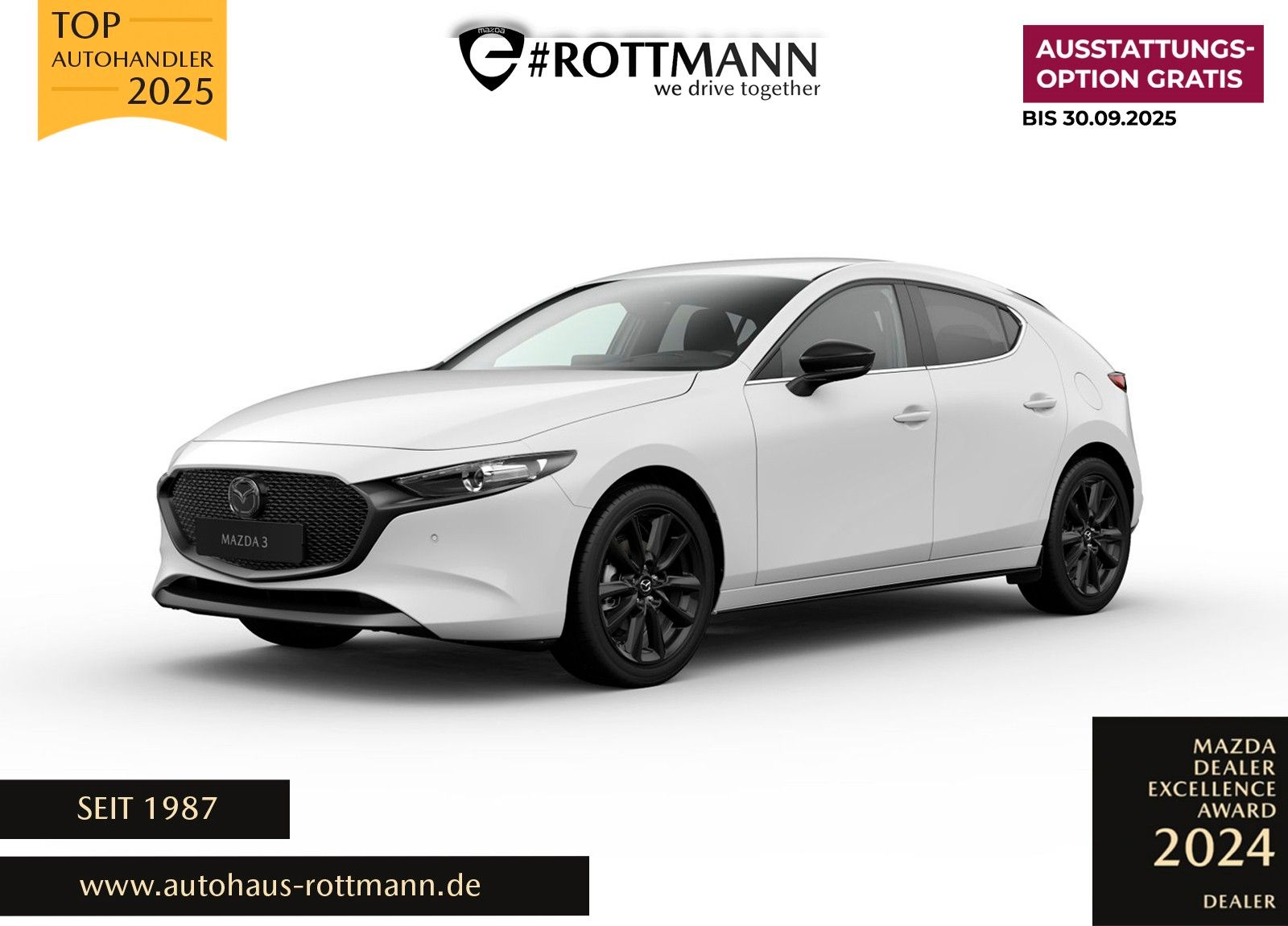 Mazda 3 2025 SoMo 2.0 e-SKYACTIV-X 186ps HOMURA