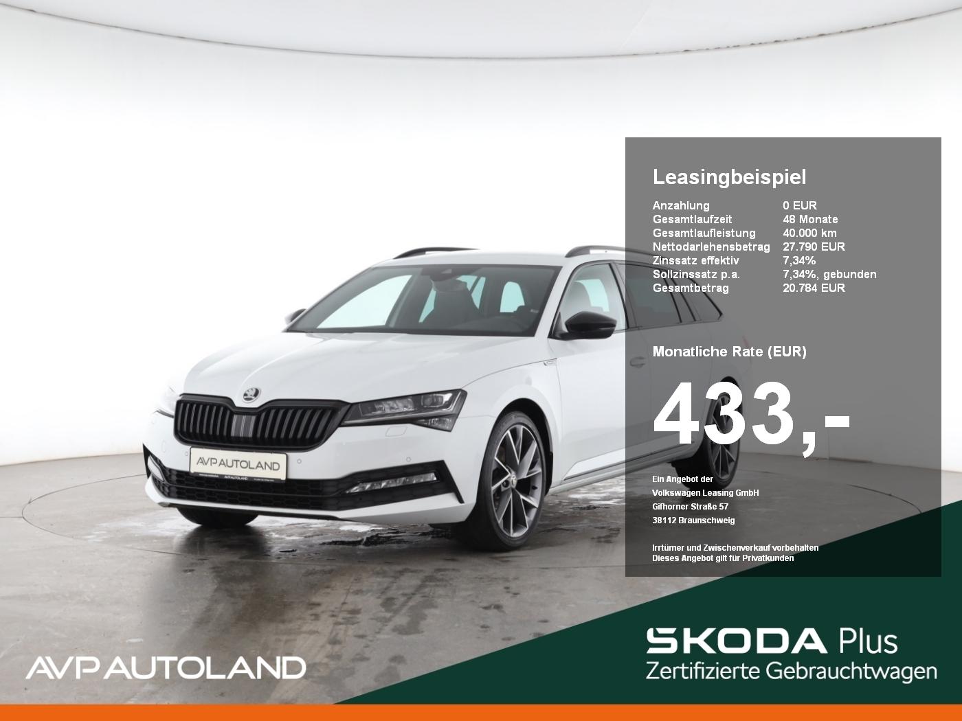 Skoda SUPERB COMBI 2.0 TDI DSG SPORTLINE | NAVI | LED